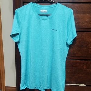 Columbia Men's Turquoise Short Sleeve Tee